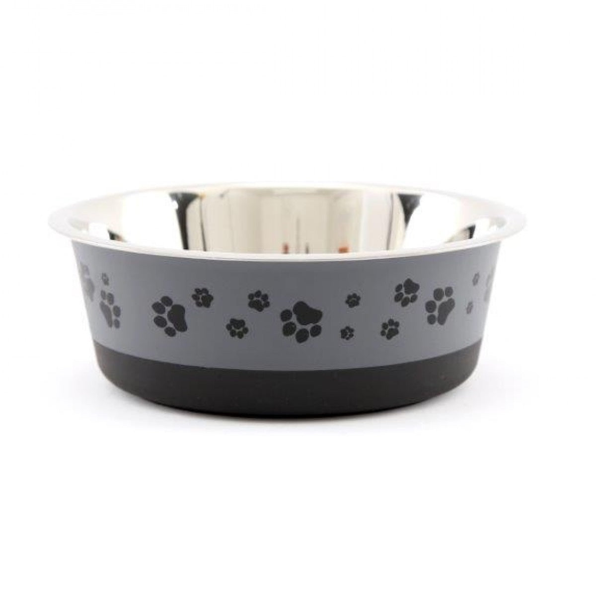 18x6cm Grey Nonslip Pet Bowl