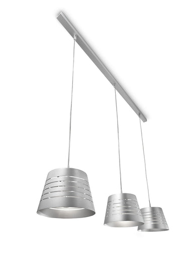 Philips myLiving 3 Light Aluminium Ceiling Pendant Lighting