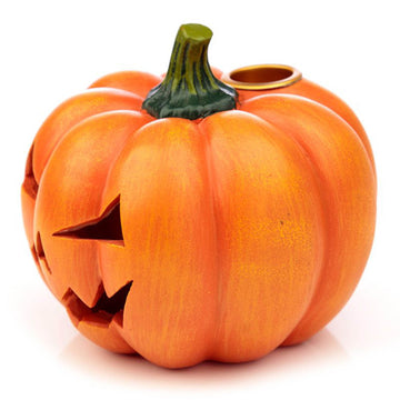 Orange Pumpkin Backflow Incense Cone Burner