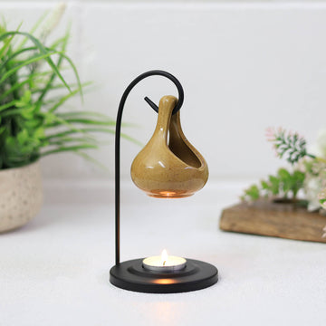 3Pcs Ceramic Hanging Teardrop Oil Burner Night Light