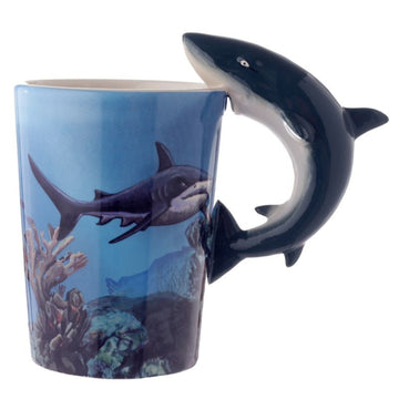 Coffee Mug Lisa Parker Shark Shaped Handle