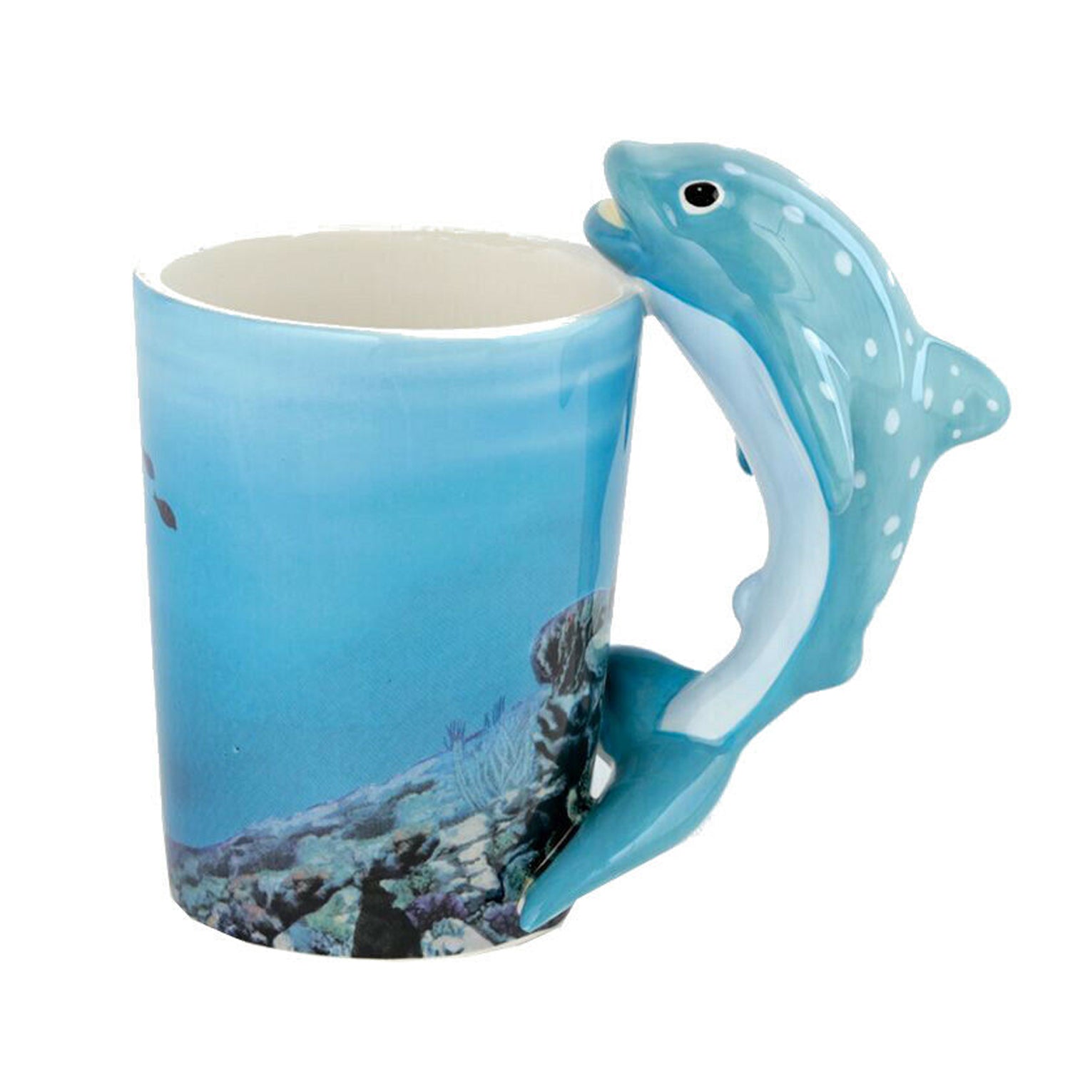 350ml Whale Shark Handle Ceramic Mug