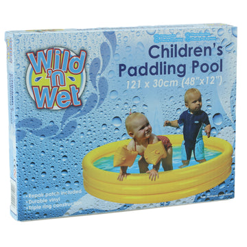 Wild 'n Wet 3 Ring Blue Children Paddling Pool