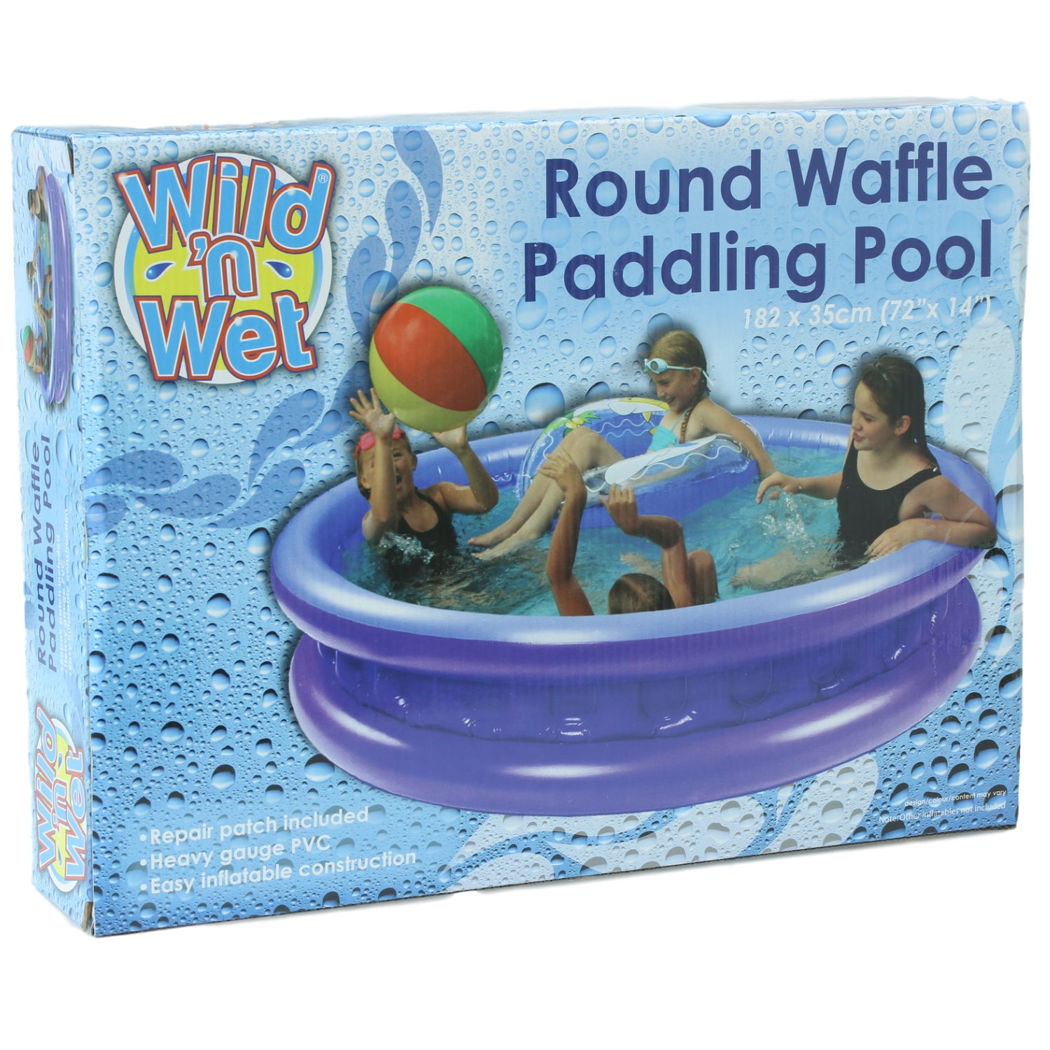 Wild 'n Wet Round Waffle Paddling Pool