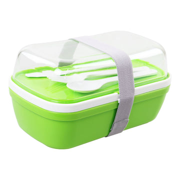 MyBento Green Nesting Double Layer Food Lunchbox