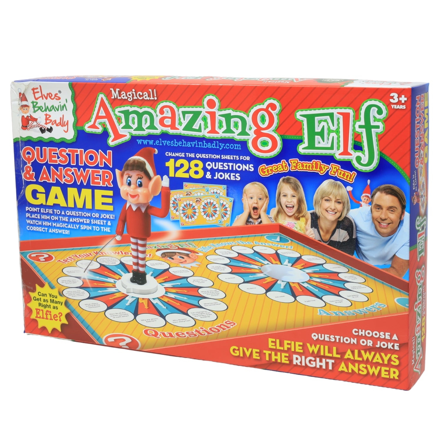 Naughty Elf Amazing Brain Question & Answer Game Christmas Gift