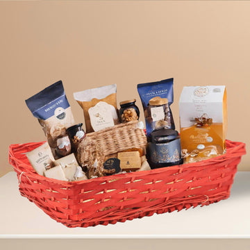 Red Rectangle Make Your Own Christmas Hamper Kit