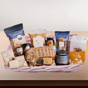 Pink Rectangle Make Your Own Christmas Hamper Kit