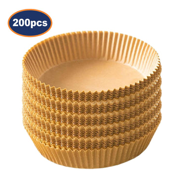 Pack of 5 200Pcs 20cm Round Air Fryer Parchment Paper