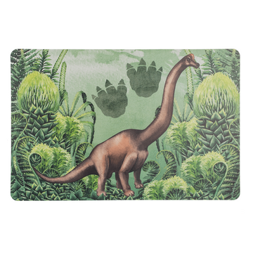 Set Of 4 Dinosaur Rectangular Plastic Placemats