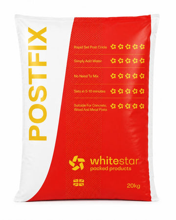 20kg Post Mix Fast Setting POSTFIX Concrete - Fence, Gate, Sign & Metal Post Cement