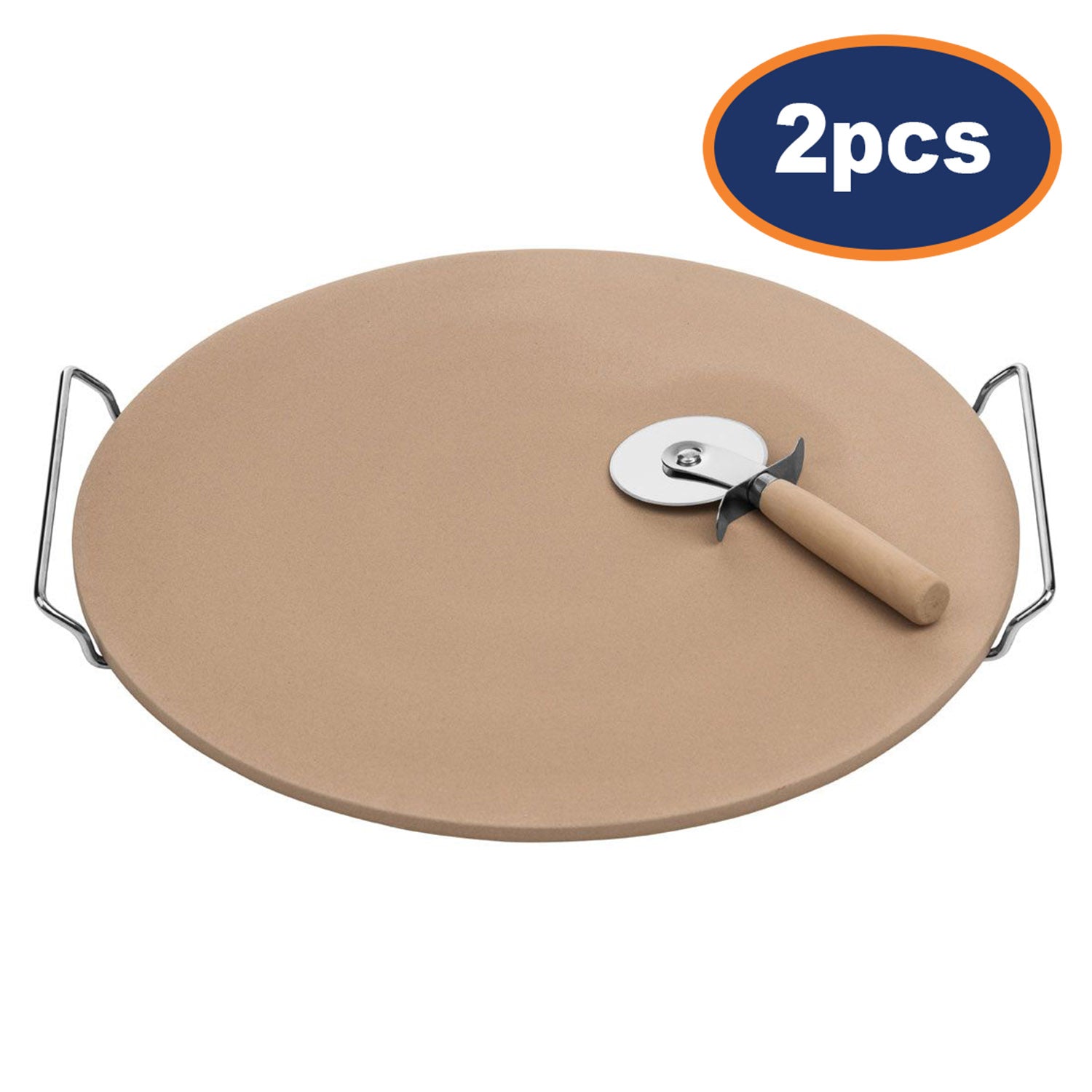 2pcs 38cm Pizza Serving Board