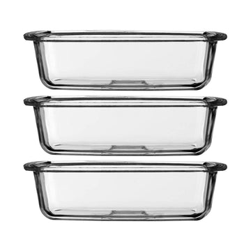 3-pc Freska 1.8 L Rectangle Glass Baking Dish