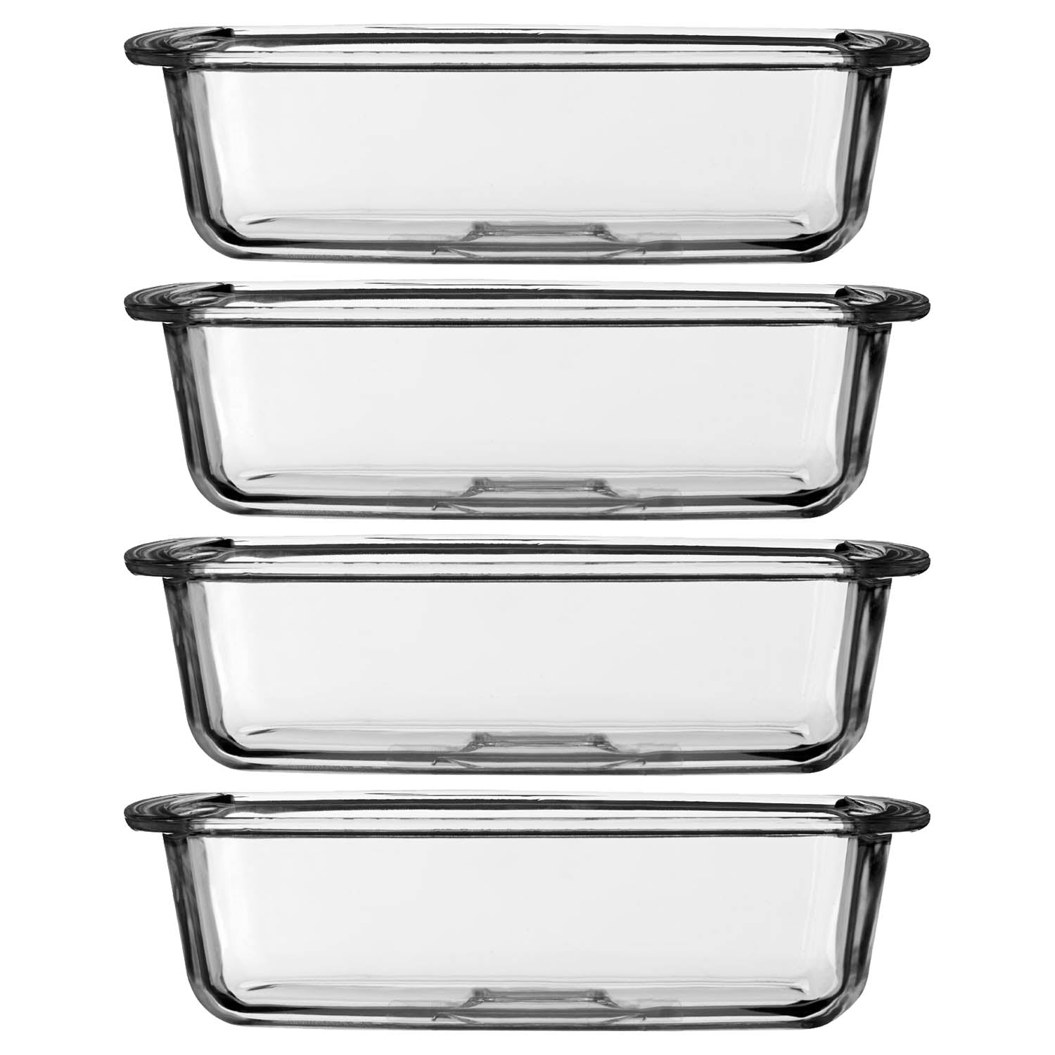 4-pc Freska 1.8 L Rectangle Glass Baking Dish