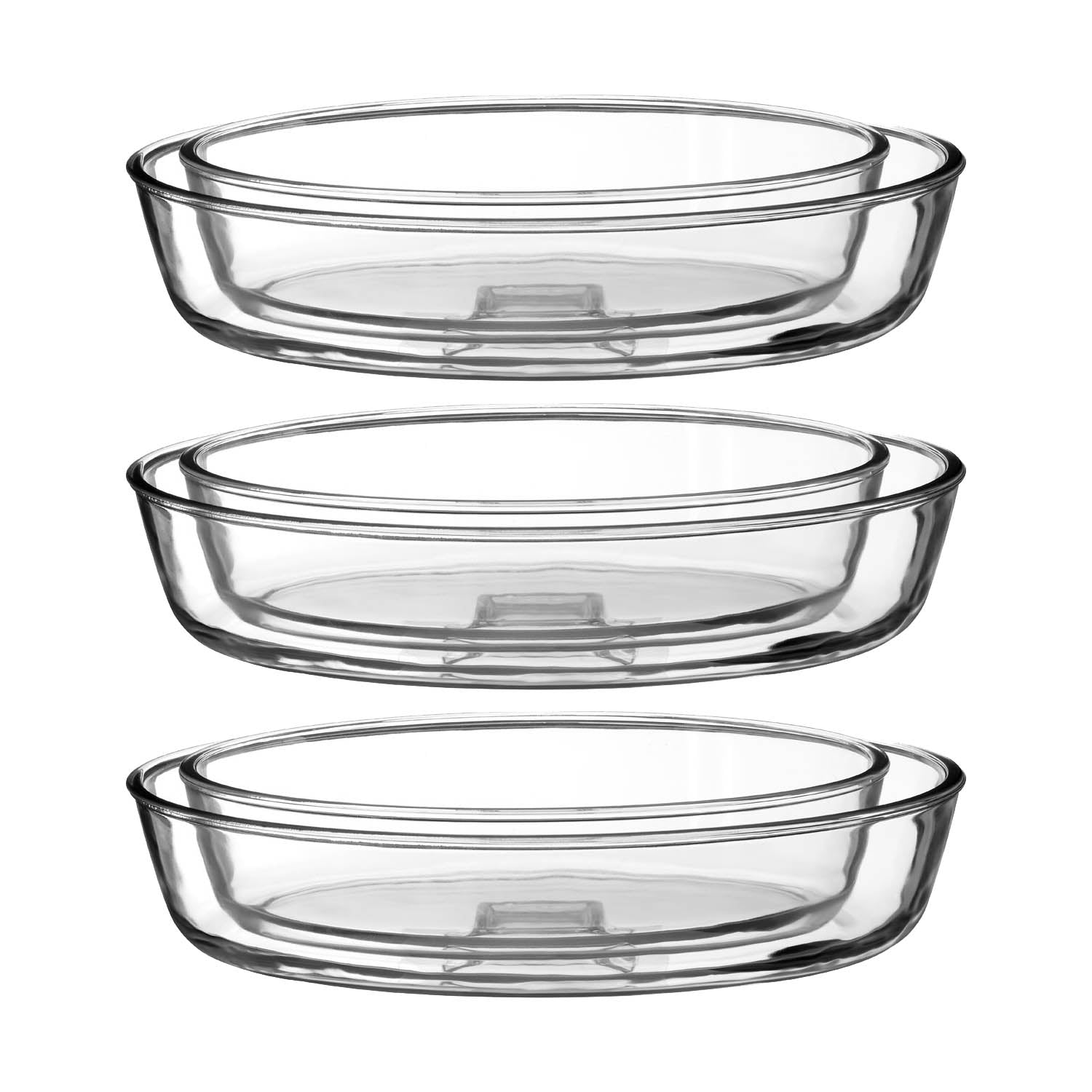 6-pc Freska Oval Glass Bakish Dish