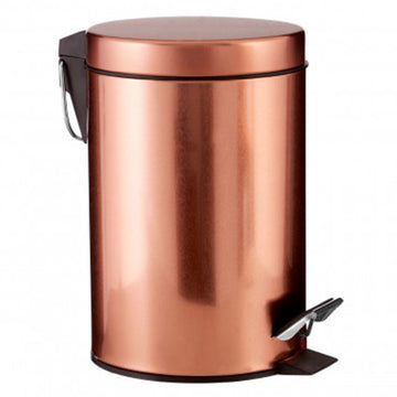 3 L Rose Gold Kitchen Toilet Bathroom Pedal Waste Bin