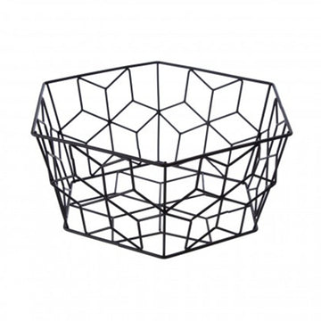 Vertex Contour Fruit Basket, Matte Black