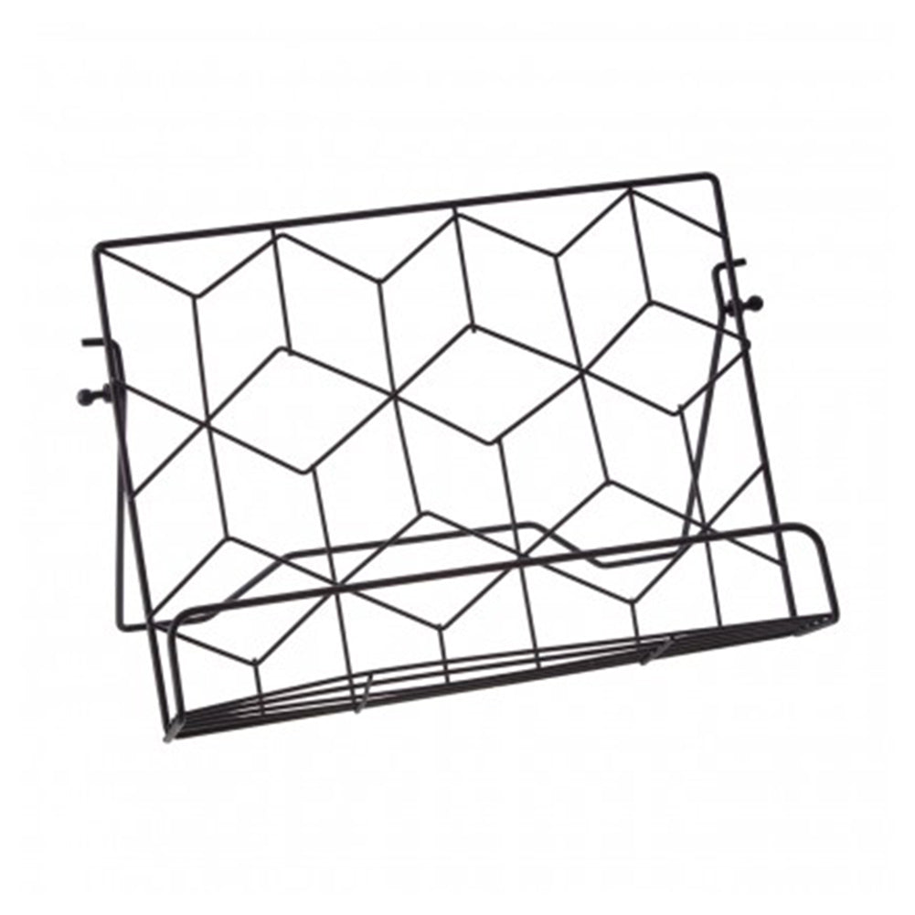 Vertex Contour Cookbook Stand, Black Metal