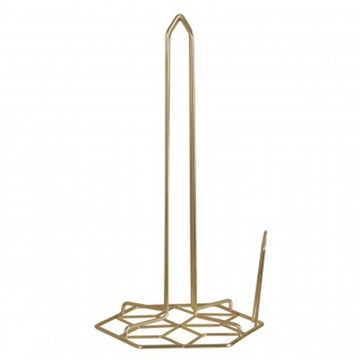 Vertex Kitchen Roll Holder With Contour Matte Gold Finish
