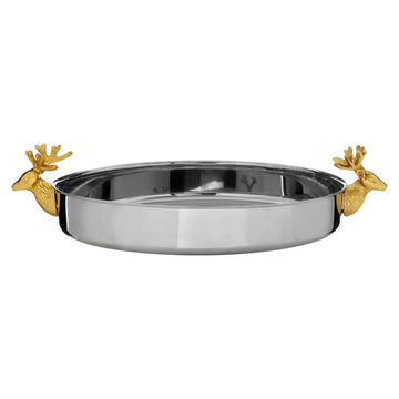 Allen Stainless Steel Serving Tray