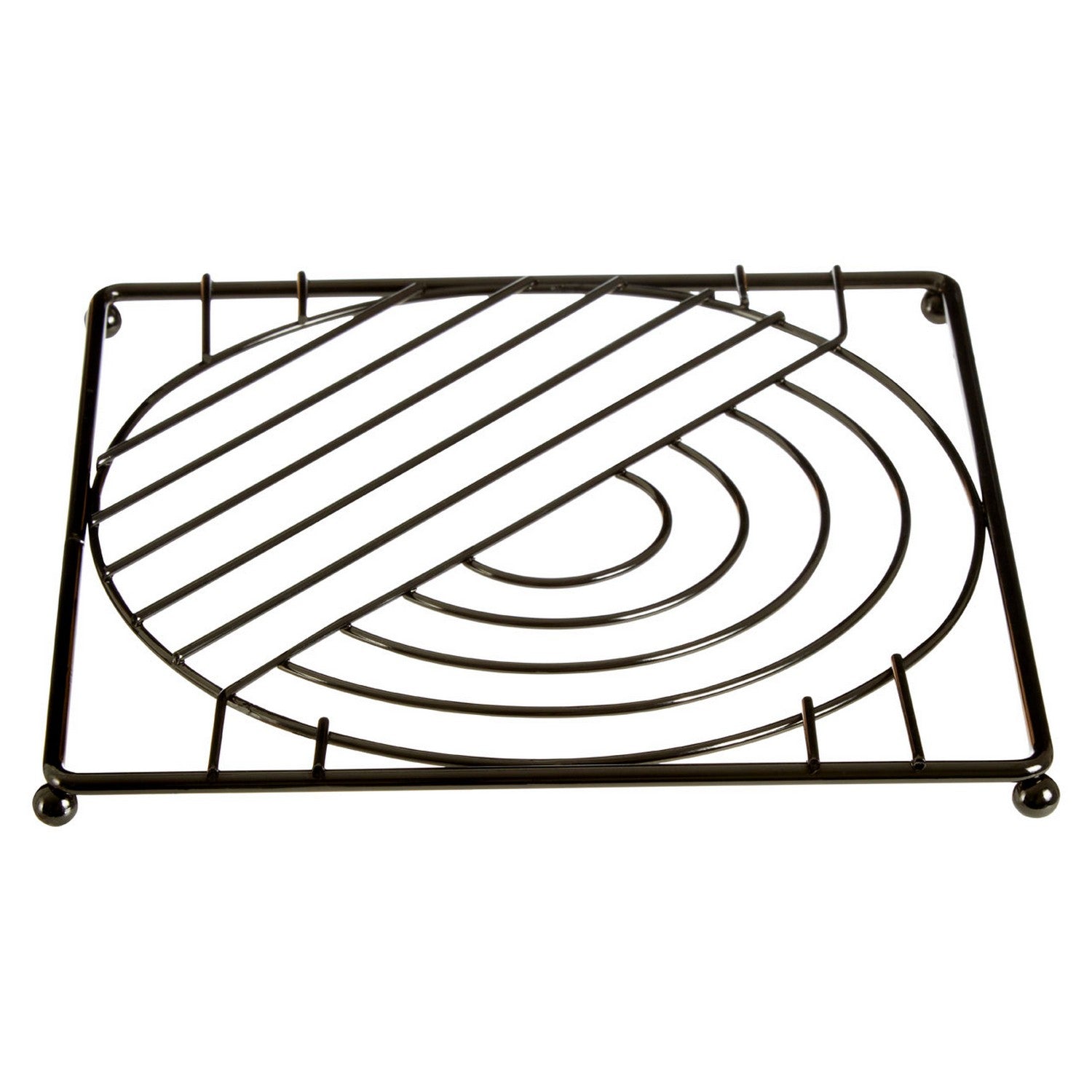 Vertex Black Nickel Square Trivet