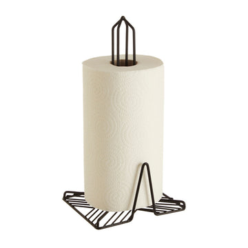 Vertex Black Kitchen Roll Holder