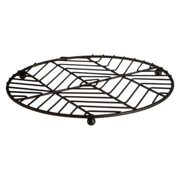 Vertex Black Round Trivet