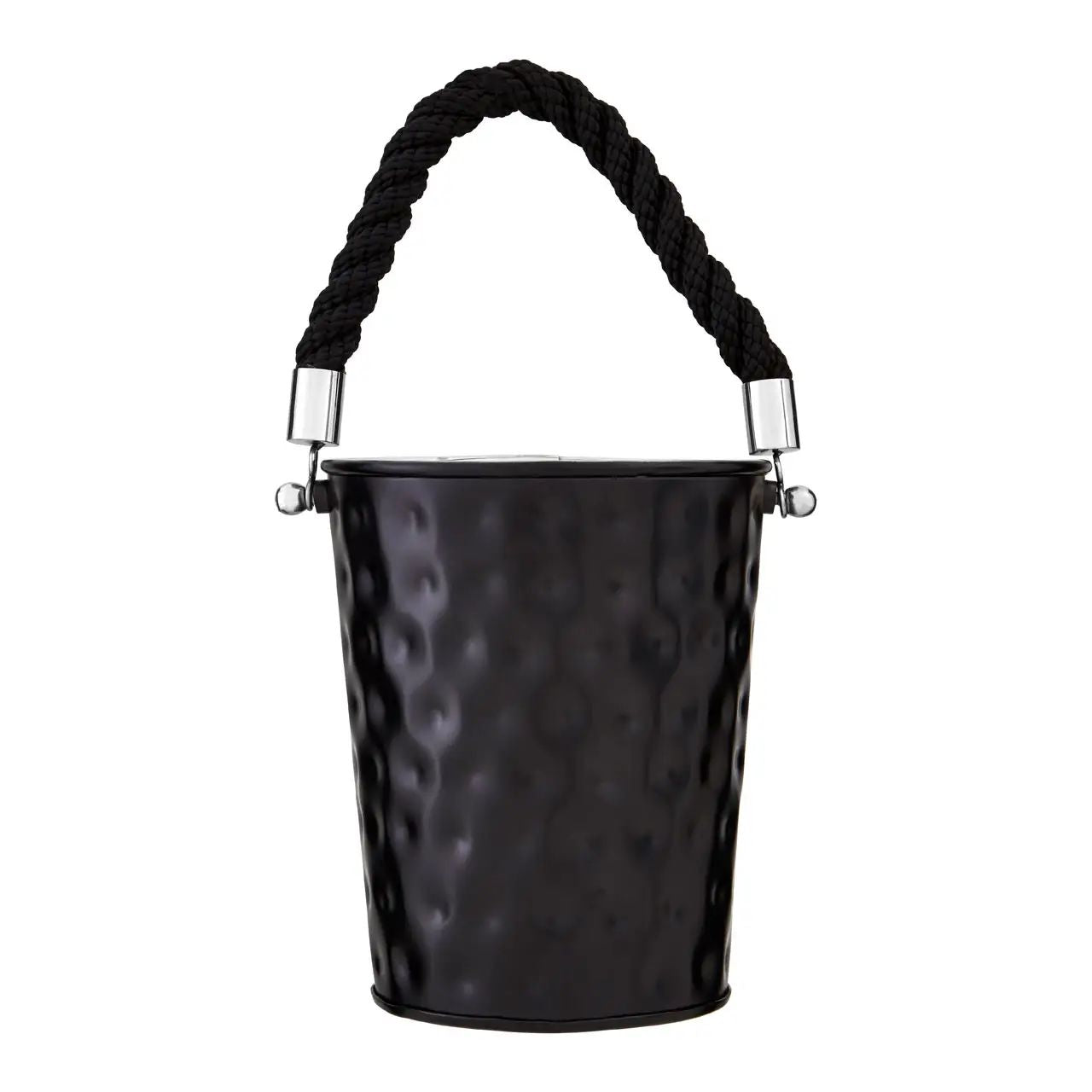 Mireya Small Black Stainless Steel Party Bucket