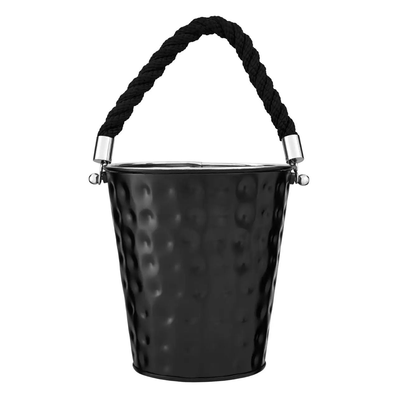 Mireya Medium Black Stainless Steel Party Bucket