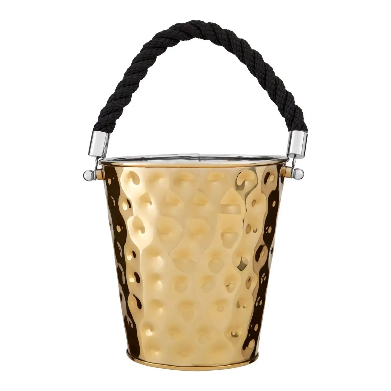 Mireya Medium Gold Finish Stainless Steel Party Bucket