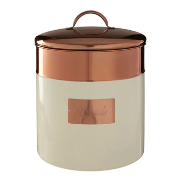 Prescott Cream Copper Bread Bin