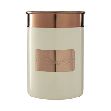 Prescott Cream Copper Utensil Holder