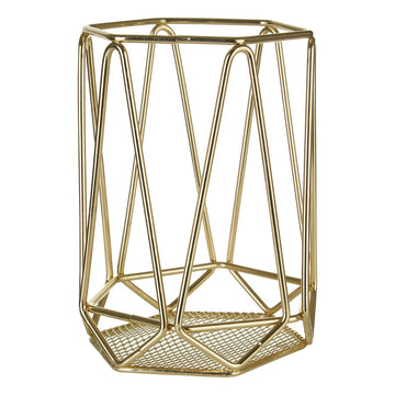 Vertex Utensil Holder Gold Finish