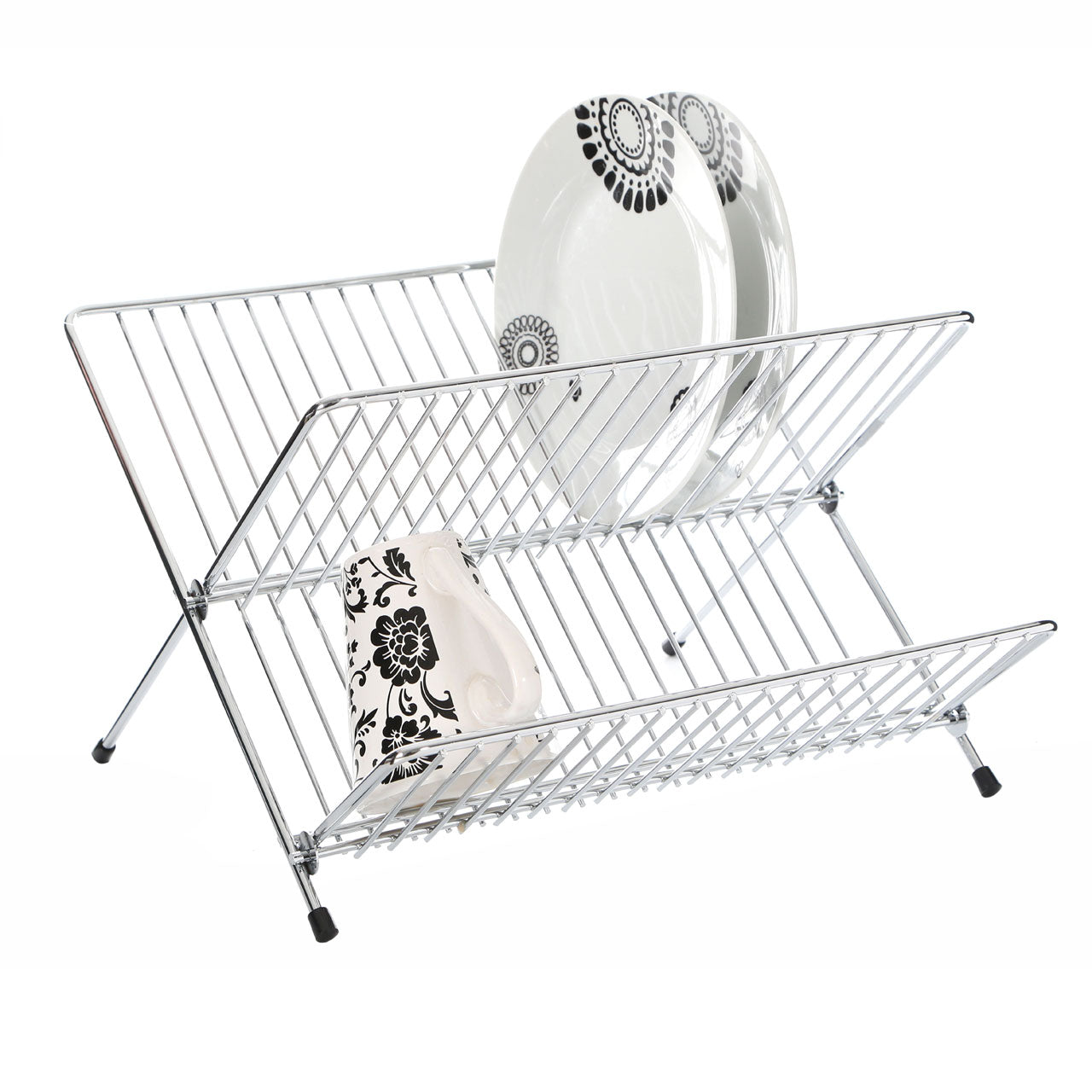 Folding Stainless Steel Dish Drainer