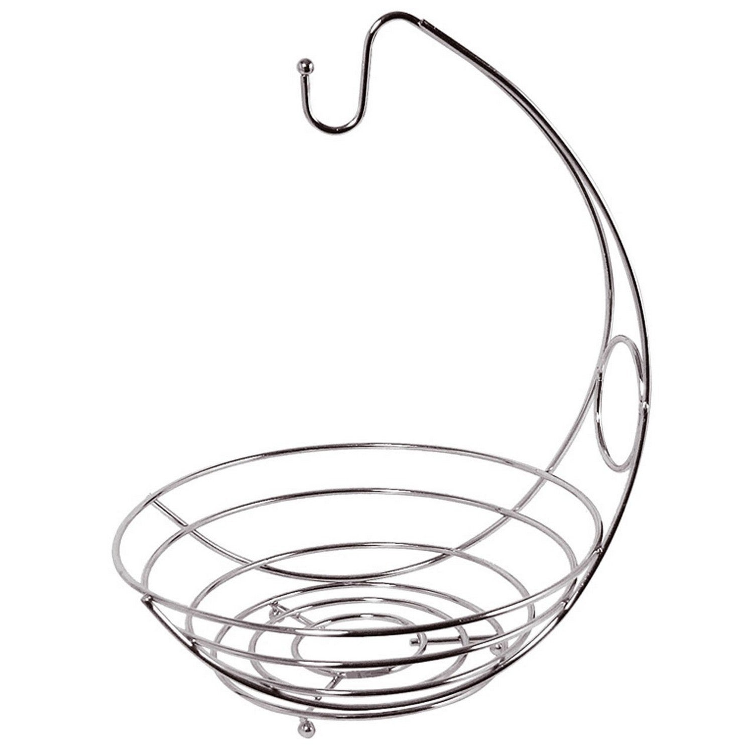 Chrome Wire Banana Hanger Basket