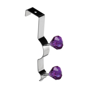 Set Of 2 Double Over Door Towel Hanger Rack