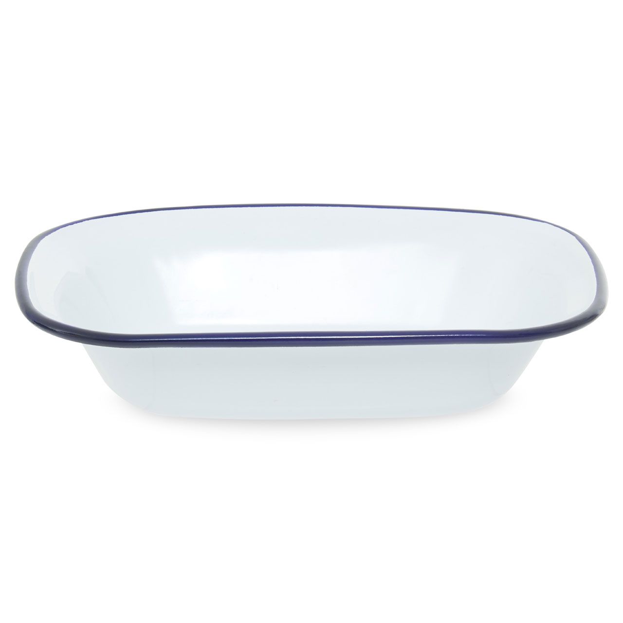 From Scratch 20cm Rectangular White Enamelled Steel Pie Dish