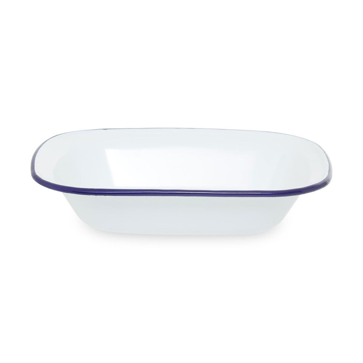 From Scratch 26cm Rectangular White Enamelled Steel Pie Dish