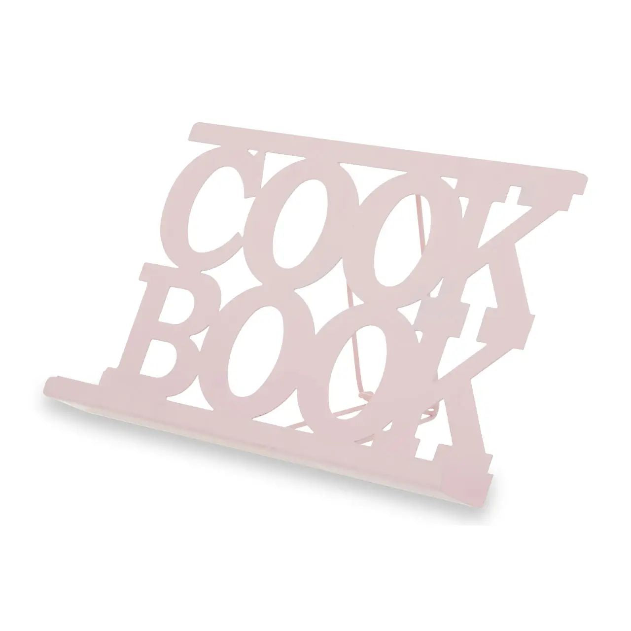 Pink Metal Cook Book Stand