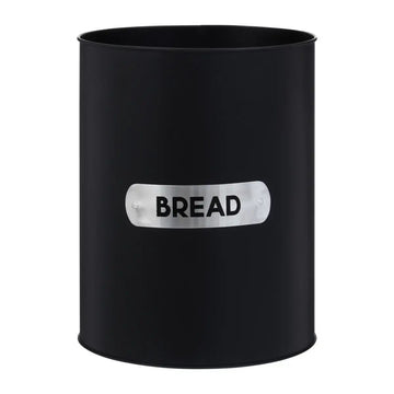 Liberty Black & White Tin Bread Bin Canister