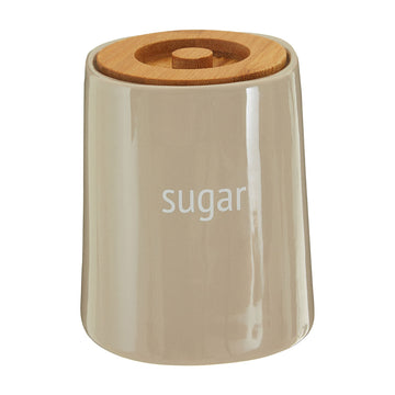 Fletcher Beige Ceramic Sugar Jar