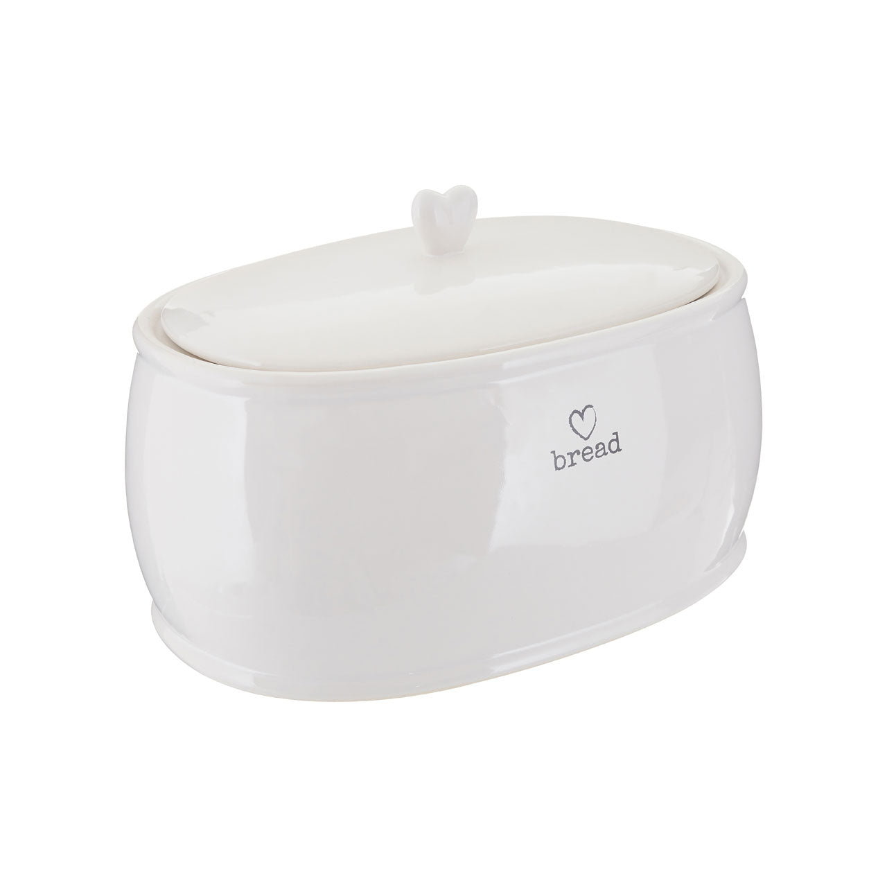 White Dolomite Charm Bread Crock