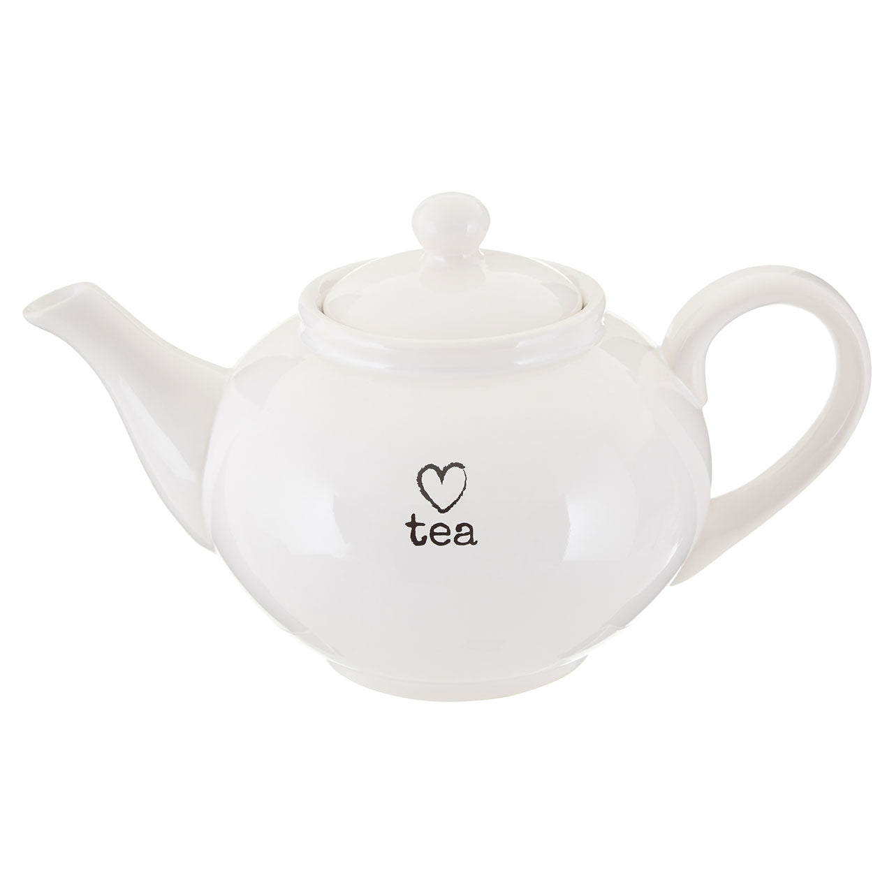 White Dolomite Charm 1.2 Litre Teapot