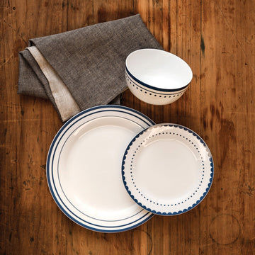 Elvie Saturn 12 Piece Blue Dinner Set