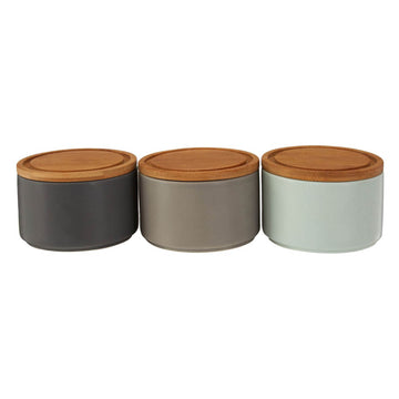 Set of 3 Fenwick Gret Stackable Canisters