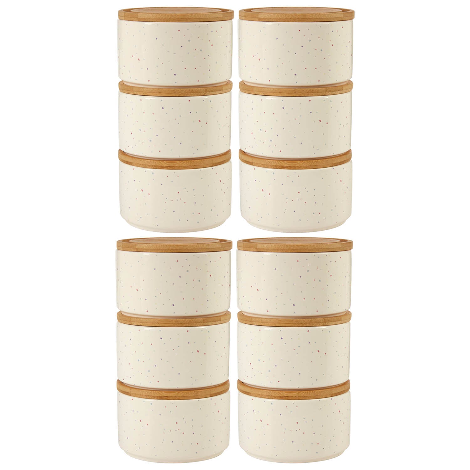 12pcs Fenwick 420ml Stackable Canisters