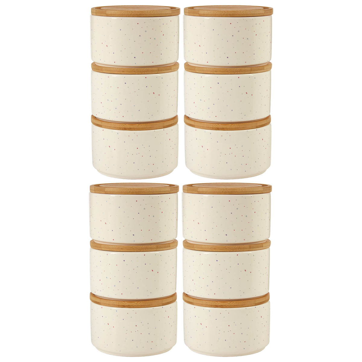 12pcs Fenwick 420ml Stackable Canisters