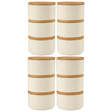 12pcs Fenwick 420ml Stackable Canisters