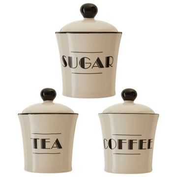 Broadway Tea Coffee & Sugar Canister