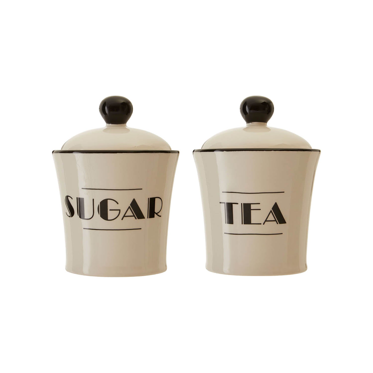Broadway Tea & Sugar Canisters
